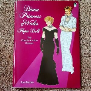 Diana Princess of Wales Paper Doll Book - The Charity Auction Dresses